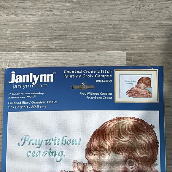 NWT Janlynn Pray Without Ceasing Counted Cross Stitch Kit - Picture 9 of 13